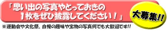 �u�z���o�̎ʐ^��Ƃ��Ă����̂P�������Д�I���Ă��������I�v