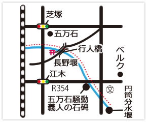 長野堰お散歩コースマップ